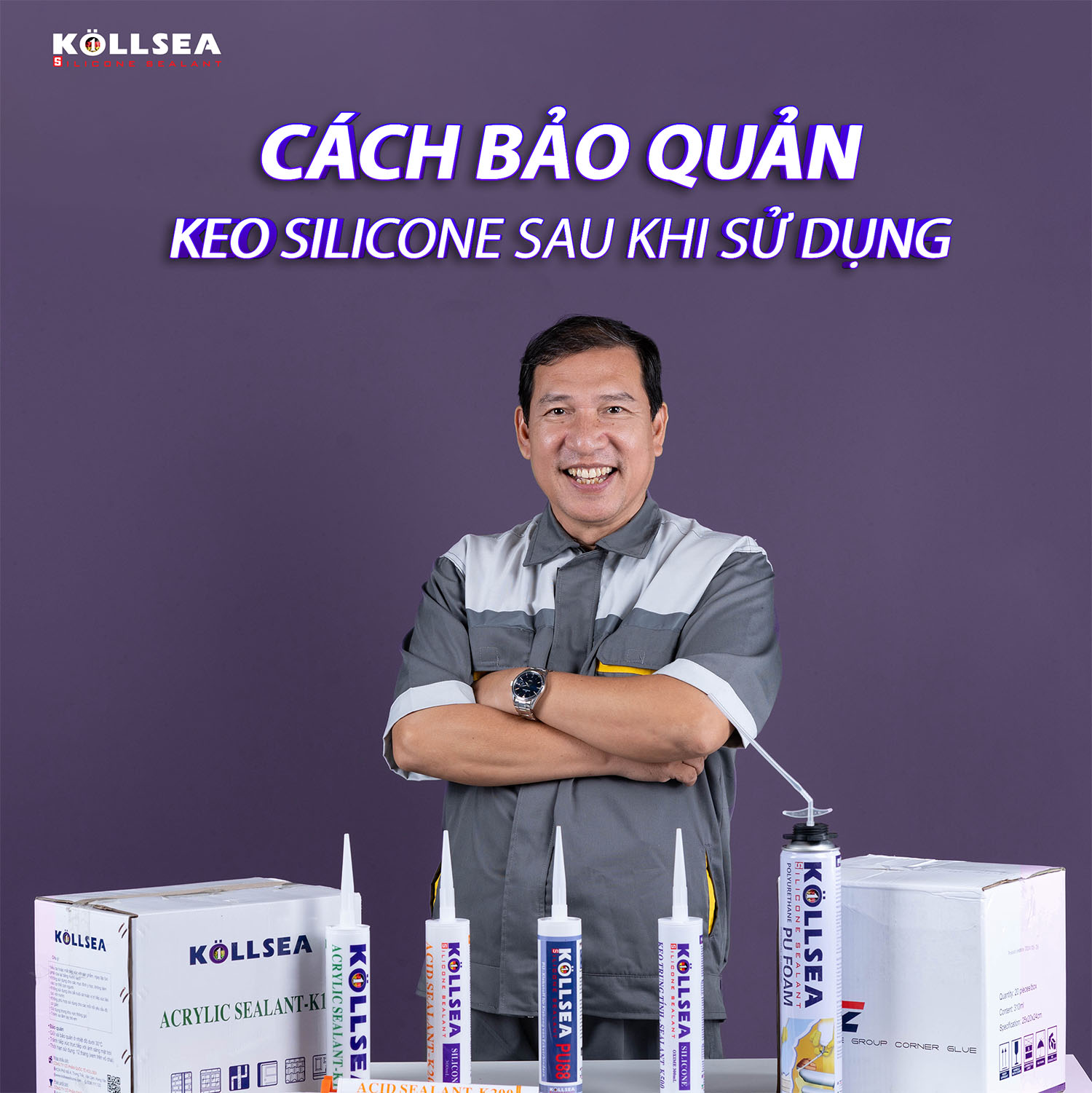 Cách bảo quản keo silicone sau khi sử dụng