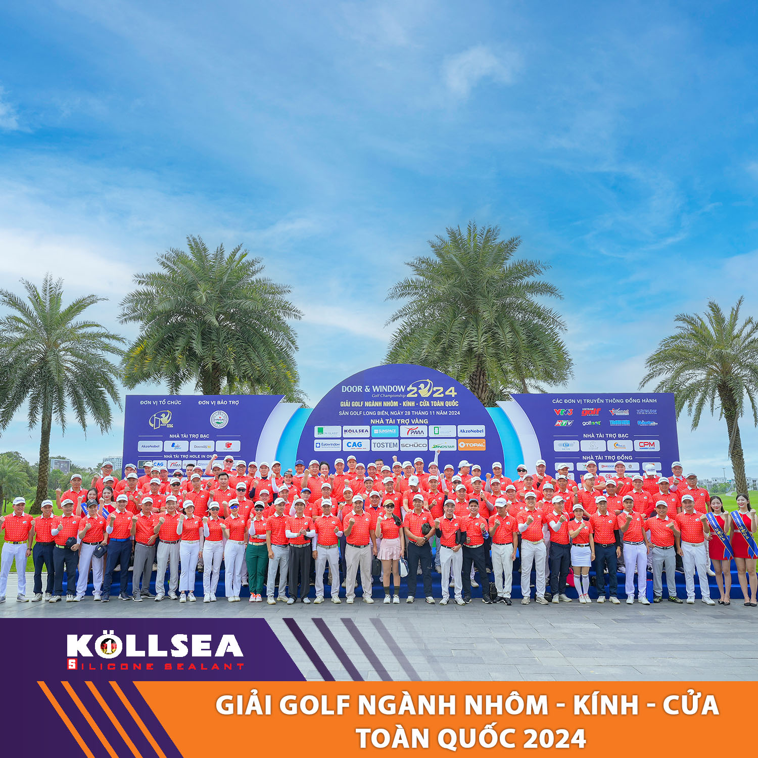 Keo Kollsea Tự Hào Đồng Hành Cùng Thành Công Của Giải Golf Ngành Nhôm – Kính – Cửa Toàn Quốc 2024